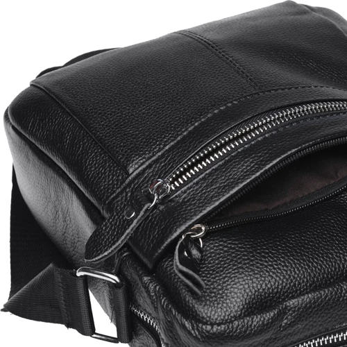 Мужская сумка планшет Keizer черная (K19980-black): Тип ручки Без ручки, Плечевой ремень
