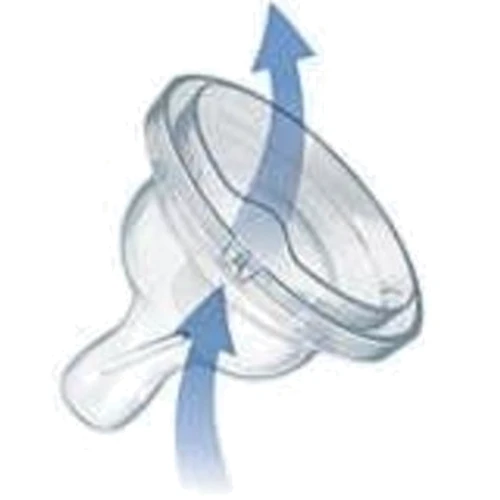 Соска силиконовая Philips AVENT Anti-colic 6м+ 2 шт (SCF636/27): Форма классическая