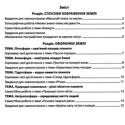 Планета Земля. Тетрадь для практичних робіт з географії 6 клас (з додатком: тетрадкою для самостійної роботи): Виробник Абетка