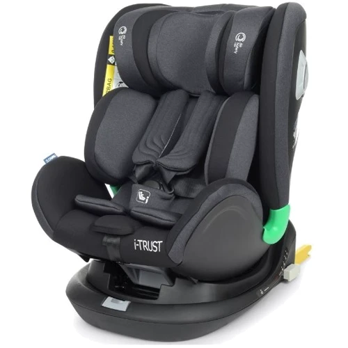 Автокресло El Camino (0-36кг) ME 1081-B I-TRUST 360 ISOFIX (grey)