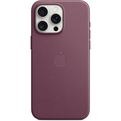 Чехол для iPhone Apple iPhone 15 Pro Max FineWoven Case with MagSafe - Mulberry (MT4X3ZM/A): Тип чехла накладка на заднюю часть