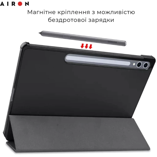 Аксесуар для планшетних ПК Airon Premium Black для Samsung X820 Galaxy Tab S10 Plus фото 4