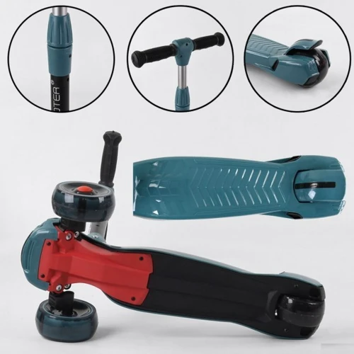 Самокат Best Scooter бірюзовий (CR-84305): Максимальне допустиме навантаження, кг 60