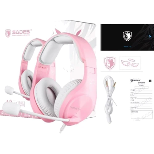 Наушники Sades A2 Pink (saa2pkj) фото 5