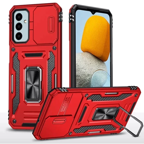 Чехол для телефонов Mobile Case Camshield Army Ring Red for Samsung A165 Galaxy A16 4G / A166 Galaxy A16 5G