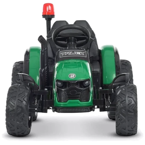 Детский электромобиль Bambi Racer трактор с прицепом, зеленый (M 4573EBLR-5): Материал корпуса пластик