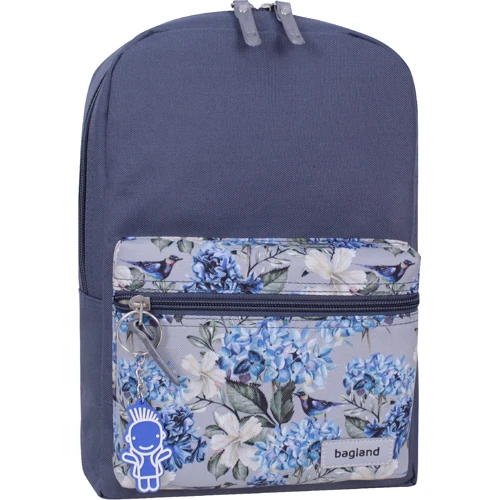 Жіночий рюкзак Bagland Молодіжний Mini 1107 сірий (0050866)