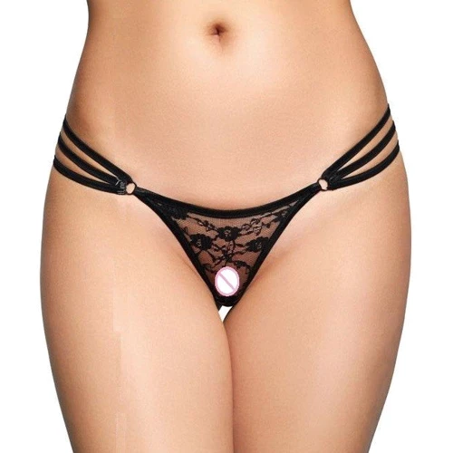Женские стринги SoftLine - G-String 2498, S/M (black)