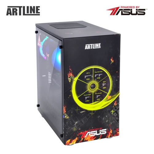 Персональный компьютер (ПК) ARTLINE Overlord CG10 (CG10v10CS): Процессор Intel (4p+0e)-Core i3-12100F 3.3-4.3GHz