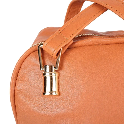 Жіночий рюкзак Laskara коричневий (LK-DM229-cognac): Застібка Блискавка