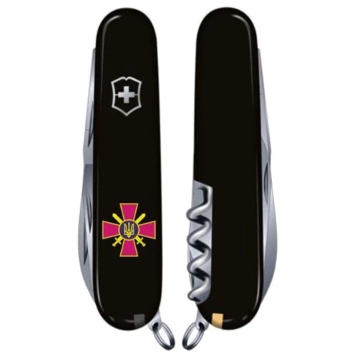 Мультитул Victorinox Climber Army 91мм/14функций/черный /Эмблема СВ ВСУ (1.3703.3_W0020u): Тип мини-мультитул