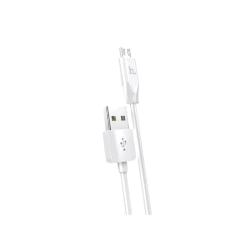 Кабель Hoco USB Cable to MicroUSB X1 2.4A 2m White