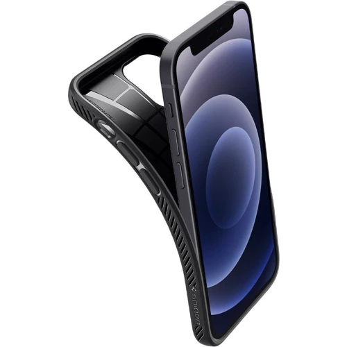 Чехол для iPhone Spigen Liquid Air Matte Black (ACS01744) for iPhone 12 mini фото 5