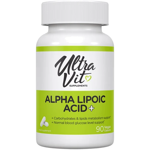 VPLab UltraVit Alpha Lipoic Acid+ Альфа-ліпоєва кислота 90 веганських капсул