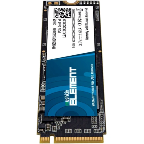 Mushkin Element 256 GB (MKNSSDEV256GB-D8): Интерфейс подключения PCI-Express 3.0 (x4)