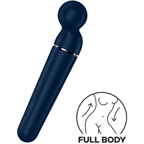 Вибромассажер Satisfyer Planet Wand-er Blue/Rosegold
