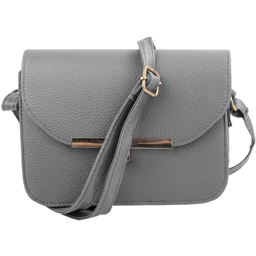 Женская сумка-сэтчел Valiria Fashion серая (4DETBI-184-9): Материал Искусственная кожа