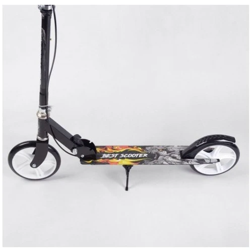 Самокат алюминиевый Best Scooter черный (49494 ): Материал колес полиуретан