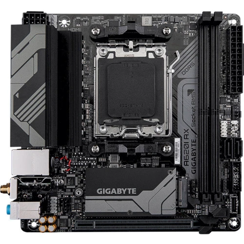 Gigabyte A620I AX: Оперативная память 2xDDR5 6400 МГц, до 96 ГБ
