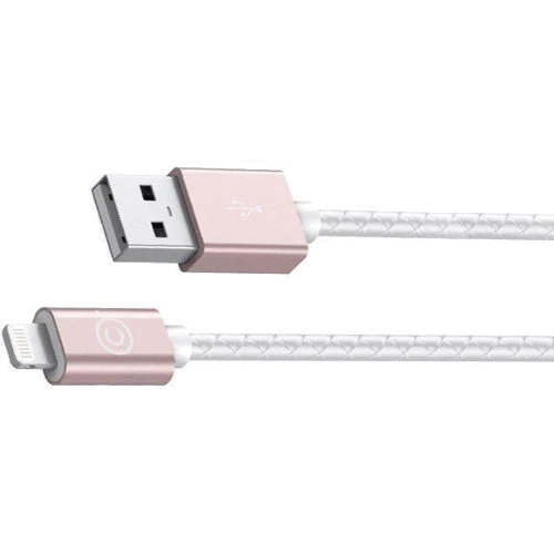 Кабель Lab.C USB Cable to Lightning Leather 1.8m Rose Gold (LABC-511-RG): Тип USB Cable - Lightning