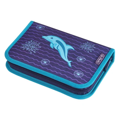 Пенал с наполнением 31 предмет Herlitz Dolphin Дельфин (50020966)