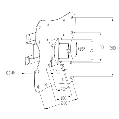 Кронштейн для ТБ Vinga TM20-2253