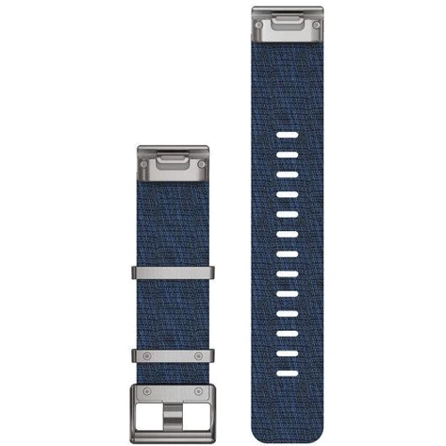 Ремешок Garmin QuickFit 22mm Watch Bands Jacquard-weave Nylon Strap – Indigo (010-12738-02): Цвет синий