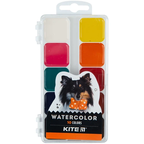 Акварель Kite Dogs 10 цветов (K23-060)