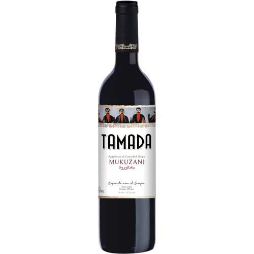 Вино Tamada Mukuzani AOC, красное сухое, 12.5% 0.75л (MAR4860004070012)
