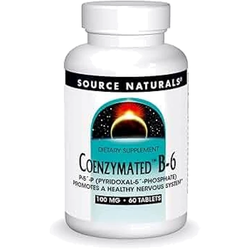 Source Naturals Coenzymated B-6 Коензим вітаміну В6 25 мг Апельсик 60 таблеток