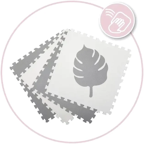 Килимок-пазл MoMi Feli Grey120x120 cm (AKCE00029): Особливості пазлы-коврики