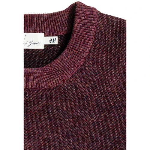 Джемпер H&M 4299684 48 бордовый: Длина рукава Длинный