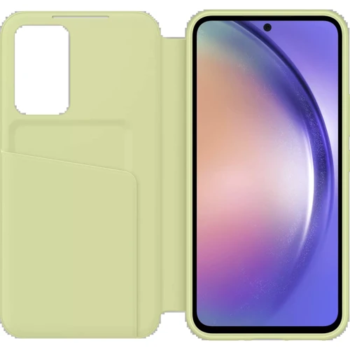 Чохол для телефона Samsung Smart Clear View Cover Lime (EF-ZA546CGEGRU) для Samsung A546 Galaxy A54 5G: Матеріал полікарбонат і поліуретан