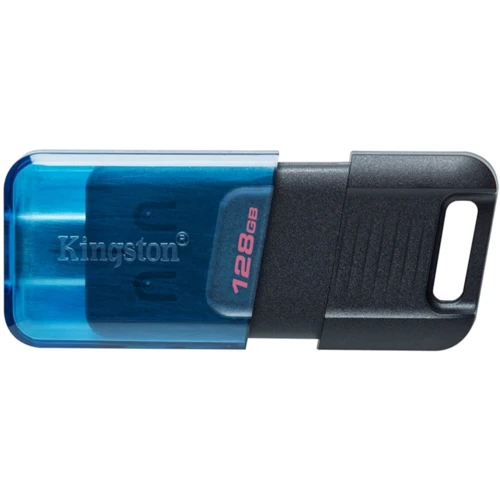 USB-флешка Kingston 128GB DataTraveler 80 M USB-C 3.2 Blue/Black (DT80M/128GB): Максимальная скорость записи, МБ/с 60
