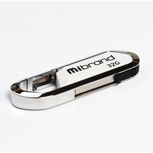 USB-флешка Mibrand 32GB Aligator USB 2.0 White (MI2.0/AL32U7W): Объем памяти 32 GB