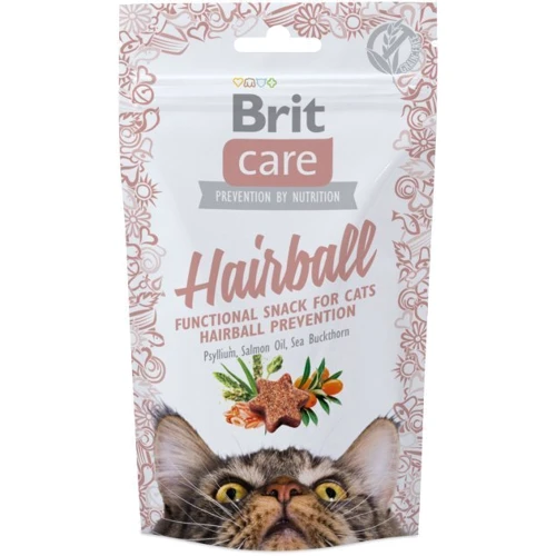 Лакомство Brit Care Hairball для кошек с уткой 50г (8595602521395)