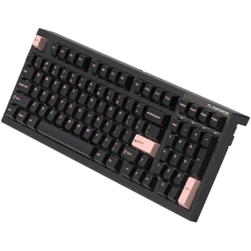 Клавіатура FL Esports FL980 V2 Obsidian Gradient Lik Kailh Box Blueberry Ice Cream South LED Three-Mode: Підключення бездротове