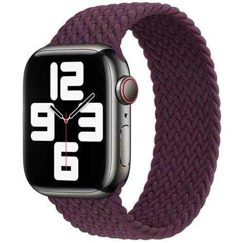 Аксесуар для Watch Apple Solo Loop Braided Dark Cherry Size 6 (ML3Y3) для Apple Watch 38/40/41mm