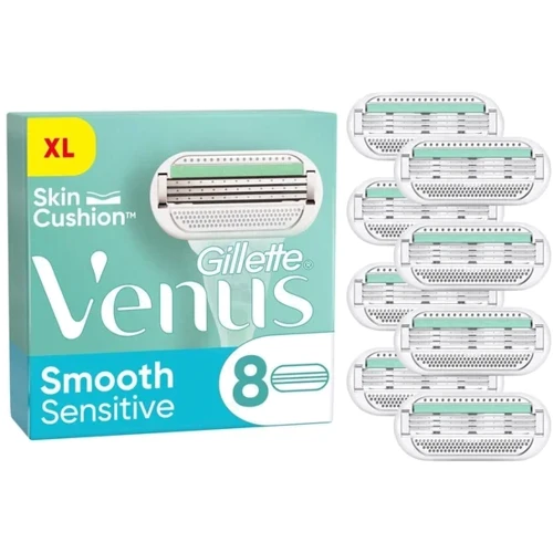 Gillette Venus Smooth Sensitive Картриджи сменные для бритья женские 8 шт