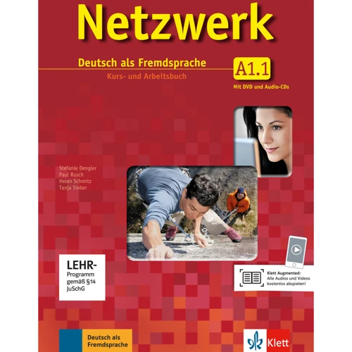 Netzwerk A1.1: Kurs-und Arbeitsbuch mit DVD und Audio-CDs