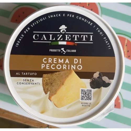 Крем Сыр Calzetti Пекорино с трюфелем 125 г (8054247771010): Вес нетто 125 г