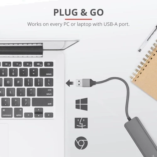 Адаптер Trust Adapter Halyx USB to 4xUSB Grey (23327_TRUST): Колір сірий