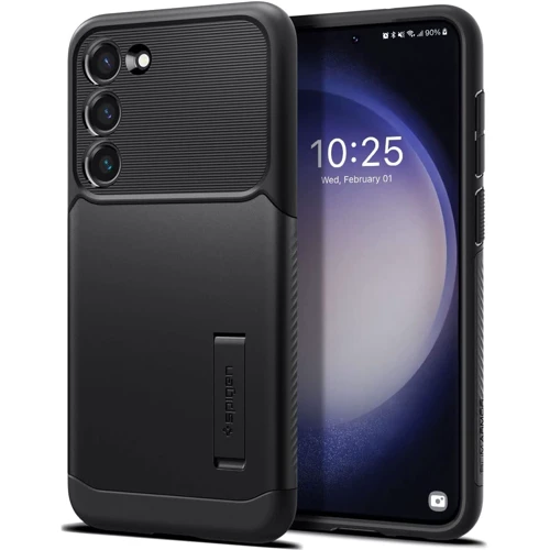 Аксессуар для смартфона Spigen Slim Armor Black (ACS05689) for Samsung S916 Galaxy S23 Plus