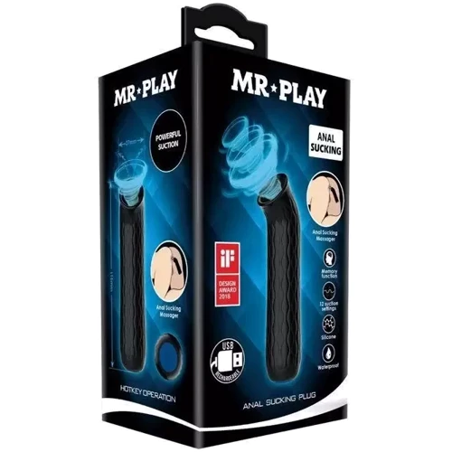 Универсальный вакуумный стимулятор MR PLAY Anal sucking, BI-014547-MR