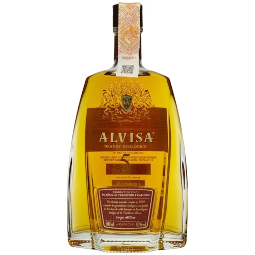Бренди Alvisa Ecological 5 years 40% 0.5 л (FSH_8437005781696)