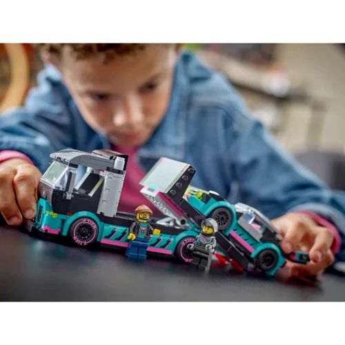 Конструктор LEGO City Автовоз із гоночними автомобілями (60406) фото 9