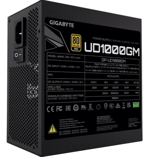Блок живлення GIGABYTE 1000W (GP-UD1000GM) фото 4