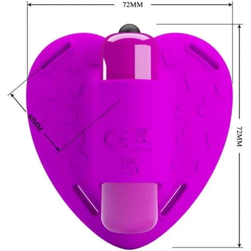 Клиторальный стимулятор Pretty Love Clitoral Massager Heartbeat