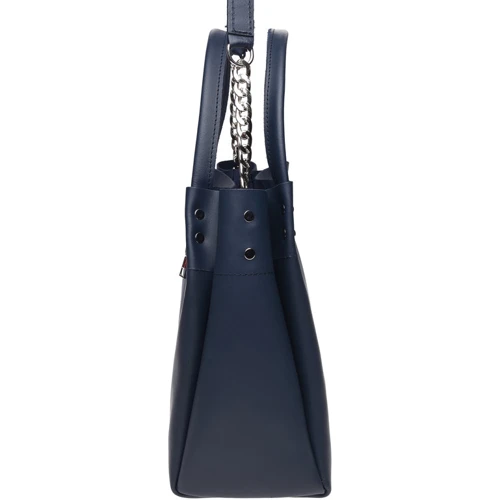 Жіноча сумка тоут Ricco Grande синя (1L908-blue): Фактура матова, Гладка