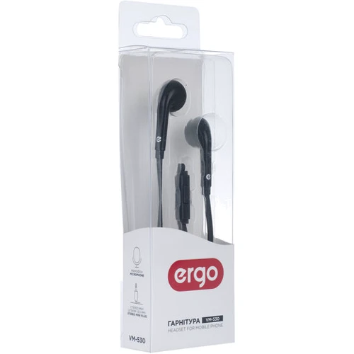 Наушники Ergo VM-530 Black: Тип крепления без креплений